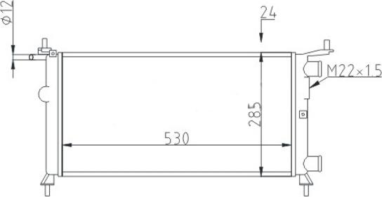 Hart 601 797 - Радиатор, охлаждение двигателя avtokuzovplus.com.ua