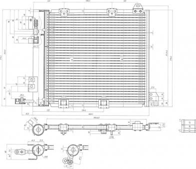 Hart 602 283 - Конденсатор, кондиціонер autocars.com.ua