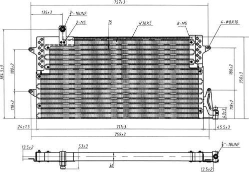 Hart 602 438 - Конденсатор, кондиціонер autocars.com.ua