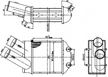 Hart 605 578 - Интеркулер autocars.com.ua