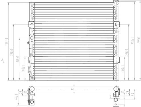 Hart 606 100 - Конденсатор кондиционера avtokuzovplus.com.ua