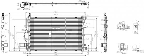 Hart 606 220 - Конденсатор, кондиціонер autocars.com.ua