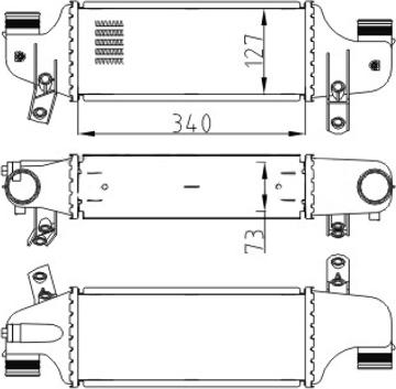 Hart 607 574 - Интеркулер autocars.com.ua