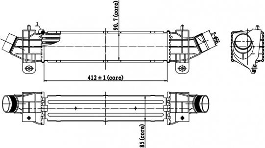 Hart 607 883 - Интеркулер autocars.com.ua