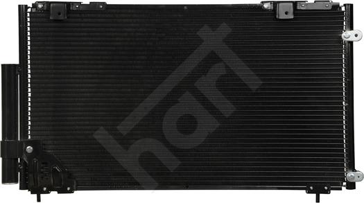 Hart 611 265 - Конденсатор, кондиціонер autocars.com.ua