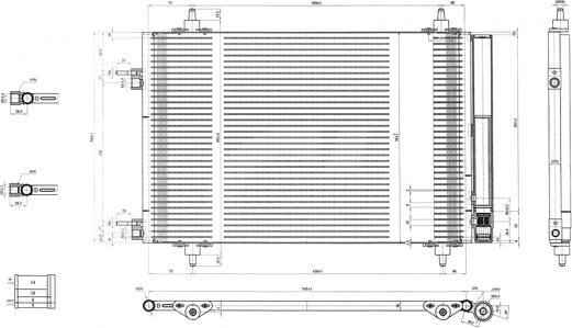 Hart 612 408 - Конденсатор, кондиціонер autocars.com.ua