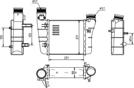 Hart 612 515 - Интеркулер autocars.com.ua