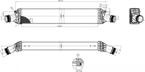 Hart 612 518 - Интеркулер autocars.com.ua