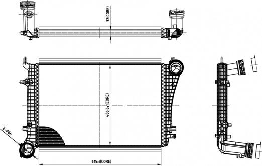 Hart 612 519 - Интеркулер autocars.com.ua