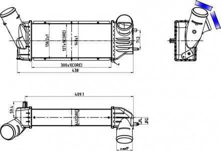 Hart 612 525 - Интеркулер autocars.com.ua