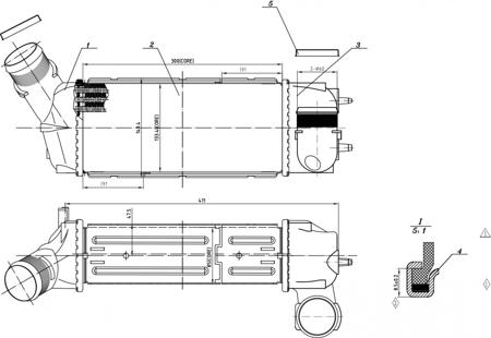 Hart 614 019 - Интеркулер, теплообменник турбины avtokuzovplus.com.ua