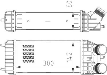 Hart 614 080 - Интеркулер autocars.com.ua