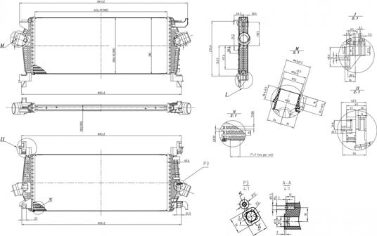 Hart 614 257 - Интеркулер, теплообменник турбины avtokuzovplus.com.ua