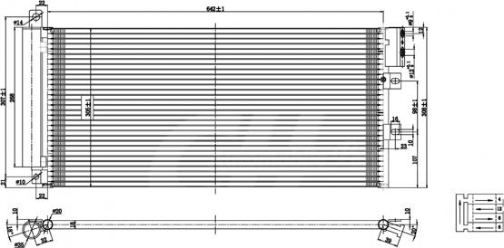Hart 614 531 - Конденсатор, кондиціонер autocars.com.ua
