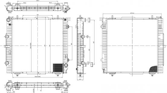 Hart 620 257 - Радиатор, охлаждение двигателя avtokuzovplus.com.ua