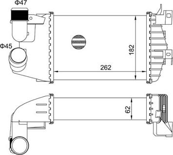 Hart 621 269 - Интеркулер autocars.com.ua