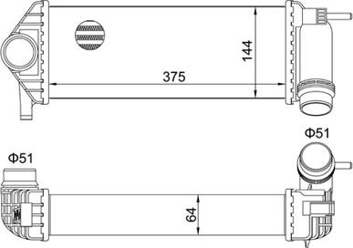 Hart 621 293 - Интеркулер autocars.com.ua