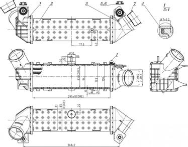 Hart 621 392 - Интеркулер autocars.com.ua