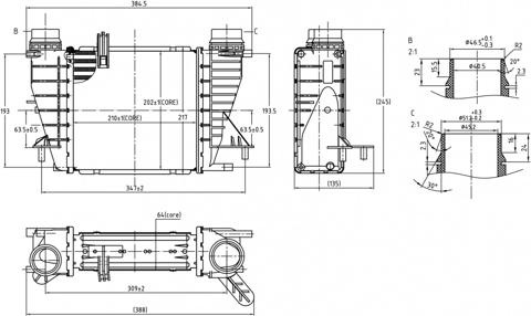 Hart 621 394 - Интеркулер autocars.com.ua