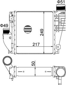 Hart 621 405 - Интеркулер autocars.com.ua