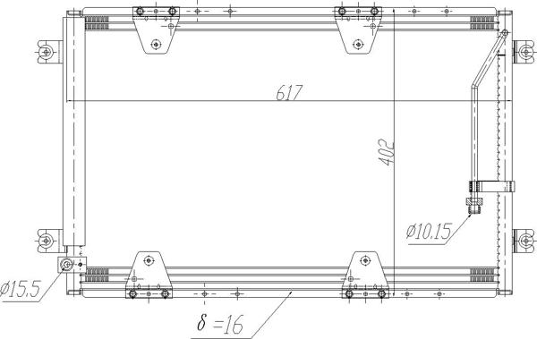 Hart 621 578 - Конденсатор кондиционера avtokuzovplus.com.ua