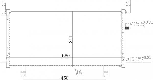 Hart 621 622 - Конденсатор, кондиціонер autocars.com.ua