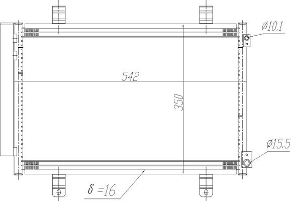 Hart 621 633 - Конденсатор кондиционера avtokuzovplus.com.ua