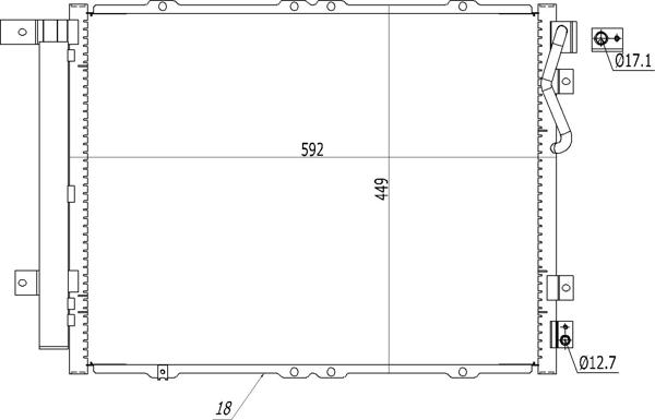 Hart 621 655 - Конденсатор кондиционера avtokuzovplus.com.ua