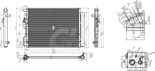 Hart 621 665 - Конденсатор, кондиціонер autocars.com.ua