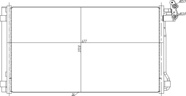 Hart 636 999 - Конденсатор, кондиціонер autocars.com.ua