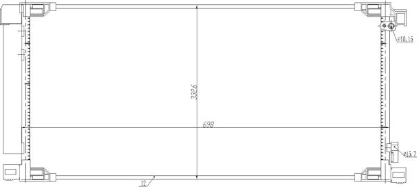 Hart 645 315 - Конденсатор, кондиціонер autocars.com.ua