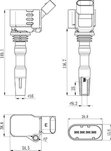 HC-Cargo 150922 - Котушка запалювання autocars.com.ua