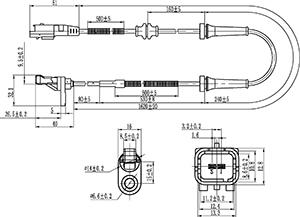 HC-Cargo 181902 - Датчик ABS, частота вращения колеса autodnr.net