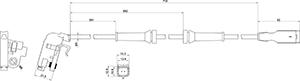 HC-Cargo 182321 - Датчик ABS, частота вращения колеса avtokuzovplus.com.ua