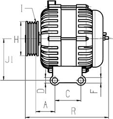 HC-Cargo F032116808 - Генератор autocars.com.ua