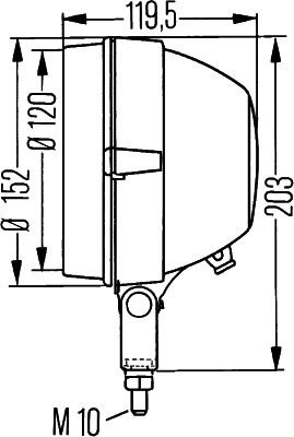 HELLA 1G3 005 760-227 - Фара робочого освітлення autocars.com.ua