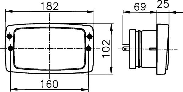 HELLA 1AB 006 213-011 - Основна фара autocars.com.ua