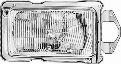 HELLA 1AF 003 625-231 - Основна фара autocars.com.ua