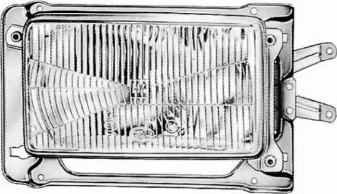 HELLA 1AF 003 730-151 - Основна фара autocars.com.ua