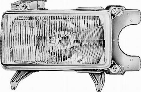 HELLA 1AG 003 480-391 - Основна фара autocars.com.ua