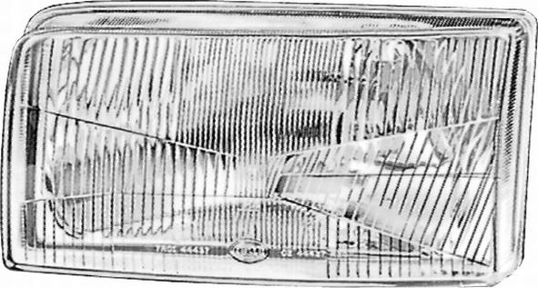 HELLA 1AJ 136 501-021 - Вставка фари, основна фара autocars.com.ua