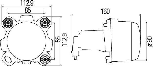 HELLA 1BL 247 042-011 - Основна фара autocars.com.ua