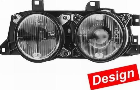 HELLA 1DL 006 020-801 - Комплект головних фар autocars.com.ua