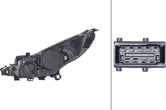 HELLA 1EF 354 533-021 - Основная фара avtokuzovplus.com.ua