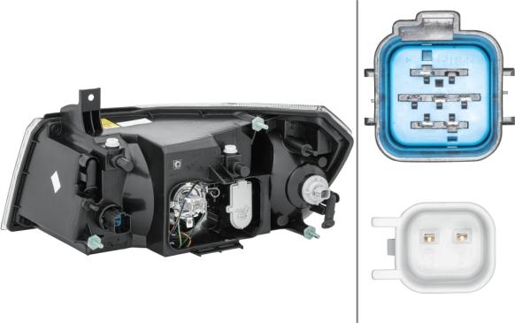 HELLA 1EG 354 024-041 - Основна фара autocars.com.ua