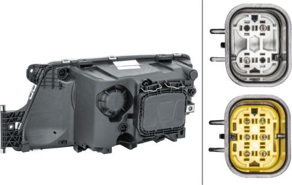 HELLA 1EH 354 987-061 - Основна фара autocars.com.ua