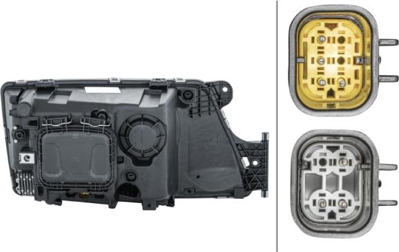 HELLA 1EH 354 987-131 - Основна фара autocars.com.ua