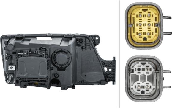 HELLA 1EH 354 987-151 - Основна фара autocars.com.ua