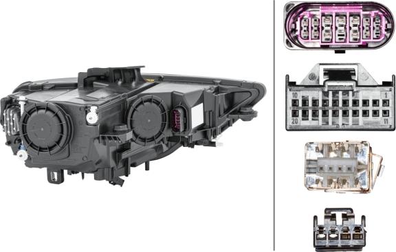 HELLA 1EL 010 740-571 - фара основна. Бі-Ксенон. лів. Audi A3 8V1. 8VA. 8VS. 8V7 04-12->05-16. без блока розпалювання autocars.com.ua