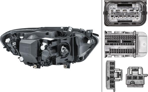 HELLA 1EX 011 930-411 - Основна фара autocars.com.ua